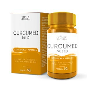 Curcumed 90/10 Curcumina + Piperina Em Pó Sidney Oliveira 50G