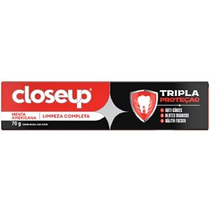 Creme Dental Closeup Triple Menta Americana 70g