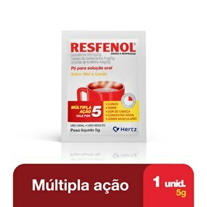 PARACETAMOL + CLORFENIRAMINA + FENILEFRINA - RESFENOL ENVELOPE 5G