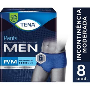 ROUPA ÍNTIMA TENA PANTS MEN P/M 8 UNIDADES