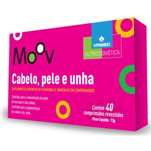 Cabelo, Pele E Unha Moov 40 Comprimidos