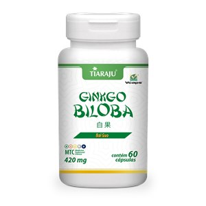 Ginkgo Biloba Tiaraju 420Mg 60 Caps