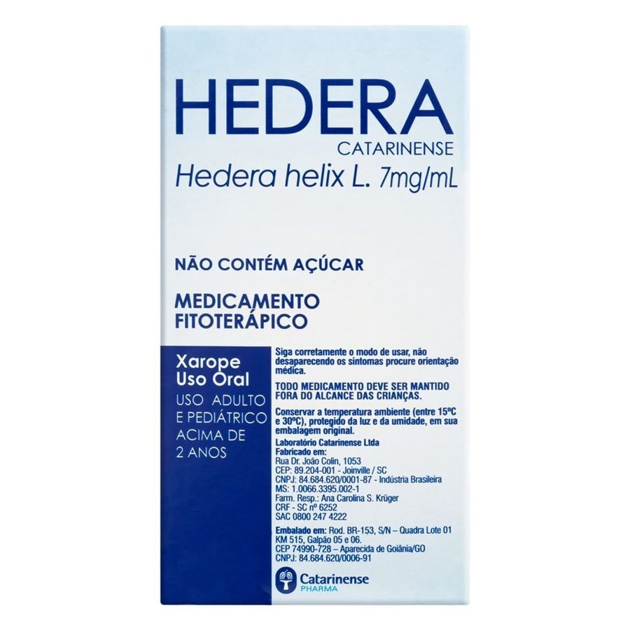 Hedera Helix Xarope 150 ml - Catarinense Nutrição