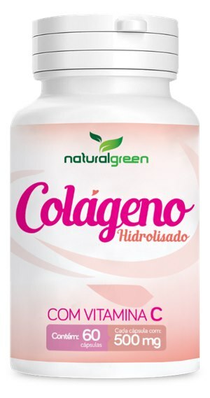 COLÁGENO HIDROLISADO 500MG NATURALGREEN 60 CÁPSULAS