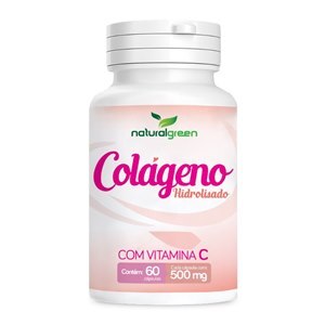 Colágeno Hidrolisado 500mg Naturalgreen 60 Cápsulas