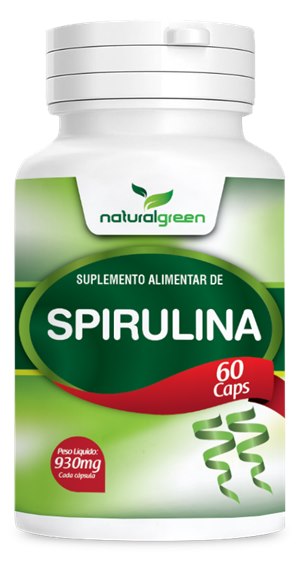 Spirulina 500Mg Naturalgreen 60 Cápsulas