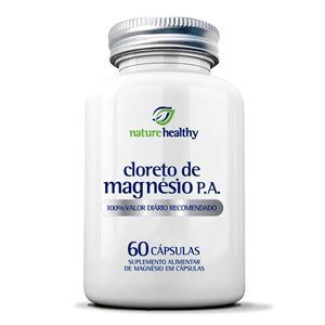 MAGNÉSIO P.A. CLORETO NATURE HEALTHY 60 CÁPSULAS