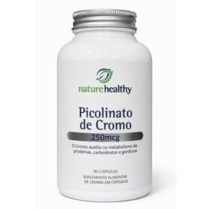 Picolinato De Cromo 250Mcg Nature Healthy 90 Cápsulas
