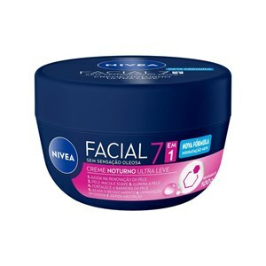 Creme Facial Noturno Nivea Ultra Leve 7 Em 1 100G
