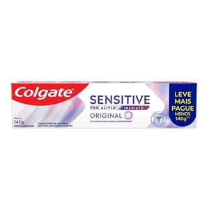 Creme Dental Colgate Sensitive Pro Alivio Imediato Original 140G