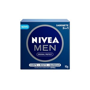 NIVEA SABONETE EM BARRA 3 EM 1 MEN ORIGINAL PROTECT 90G