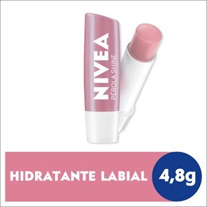 Nivea Hidratante Labial Pérola Shine Hidratação Profunda 4,8 G