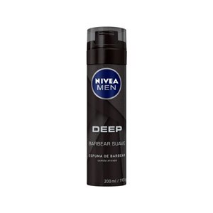 ESPUMA DE BARBEAR NIVEA DEEP BLACK 200ML