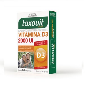 Vitamina D3 - Taxovit 2.000Ui Sidney Oliveira 60 Comprimidos