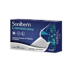 Triptofano - Sonibem 500Mg 30 Cápsulas