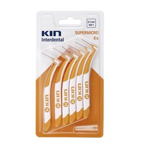 Escova Dental Kin Interdental Supermicro 0,7Mm 6 Unidades