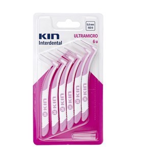 Escova Interdental Kin Ultramicro 0,6Mm 6 Unidades