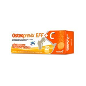 Osteoprevix Eff + Vitamina C 10 Comprimidos Efervescentes