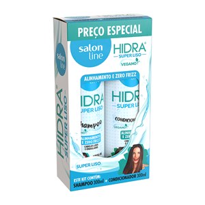 Kit Salon Line Hidra Liso Extremo Shampoo + Condicionador 300Ml