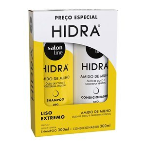 SALON LINE KIT HIDRA SUPER LISO SHAMPOO 300ML + CONDICIONADOR 300ML