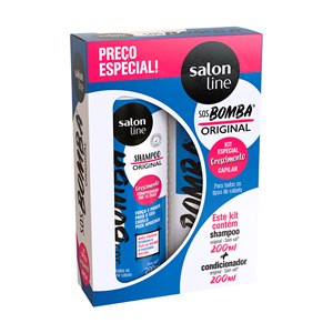 Salon Line Kit Bomba Original Shampoo + Condicionador 200Ml