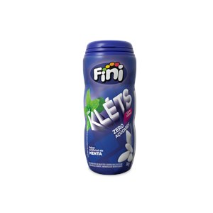 Chiclete Fini Kléts Menta Com Xilitol - Zero Açúcar 30G