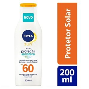 Protetor Solar Nivea Sun Protect & Sensitive Fps60 200Ml