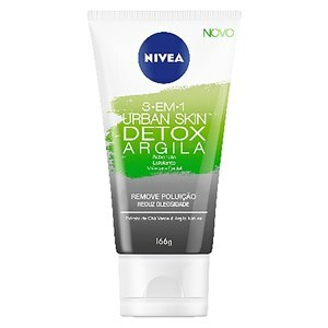 Máscara Facial Nivea 3 Em 1 Urban Skin Detox Argila 166G