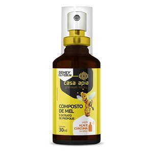 Própolis Açaí E Cúrcuma Casa Apia Spray  30Ml 