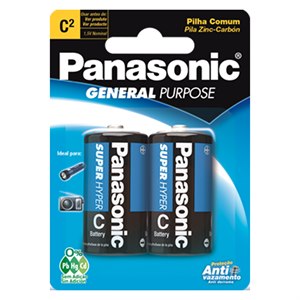 Pilha Panasonic Comum General Purpose 2 Unidades