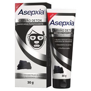 Máscara Peel Off Carvão Detox Asepxia 30G