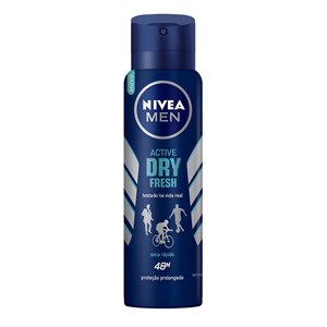 Desodorante Aerosol Nivea Masculino Active Dry Fresh 150Ml