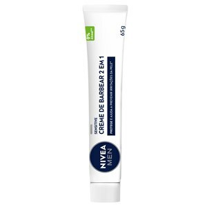 Creme de Barbear 2 em 1 Nivea Men Sensitive 65g