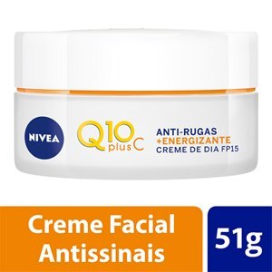 Creme Facial Antissinais Dia Nivea Q10 Plus C Fps 15 50G