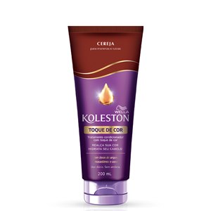Tratamento Condicionador Koleston Com Toque De Cor Cereja 200Ml
