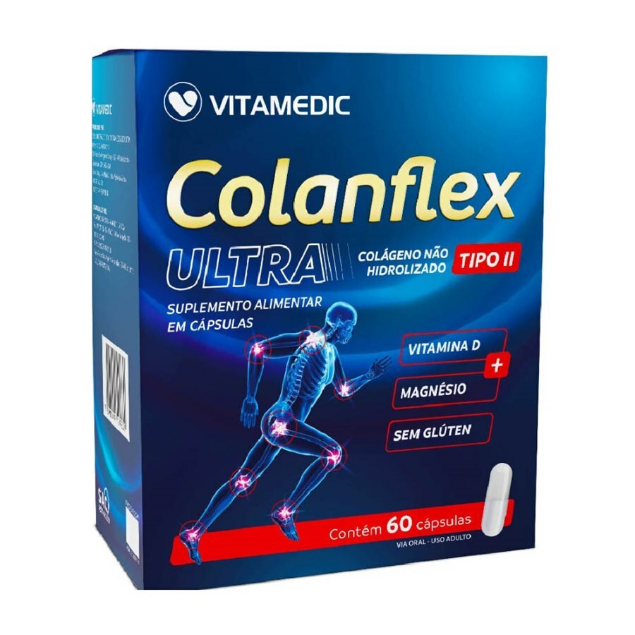 Dayflex colageno tipo ll para articulações com Magnésio, vitamina