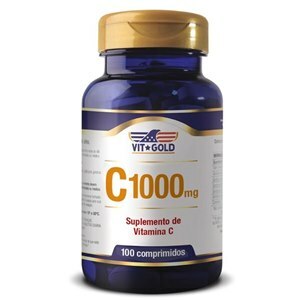 Vitamina C 1000Mg Vitgold 100 Comprimidos 