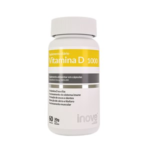 Vitamina D 1000Ui Inove Nutrition 60 Cápsulas
