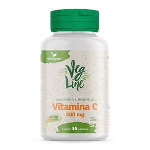 Vitamina C 500Mg Veg Line Naturalgreen 36 Cápsulas
