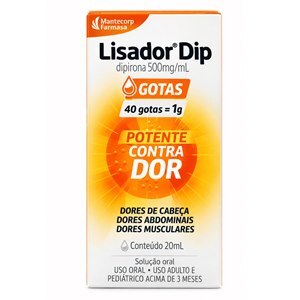 Lisador Dip 500mg/Ml Gotas 20ml