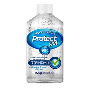 Álcool Gel 70% Protectgel 920G - Elimina 99,99% Das Bactérias