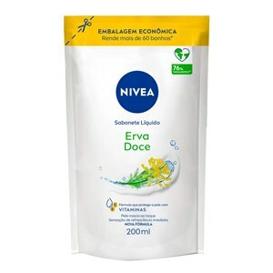 SABONETE LÍQUIDO NIVEA ERVA DOCE REFIL 200ML