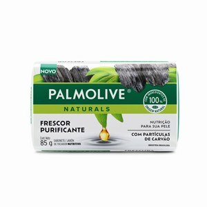 SABONETE PALMOLIVE NATURALS SENSAÇÃO PURIFICANTE CARVÃO 85G