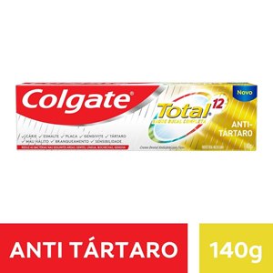 Creme Dental Colgate Total 12 Antitártaro 140G