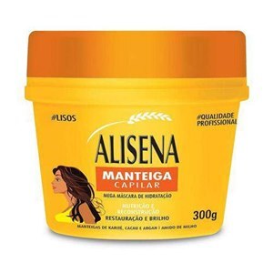 Máscara De Hidratação Alisena Manteiga Capilar Lisos E Soltos 300G