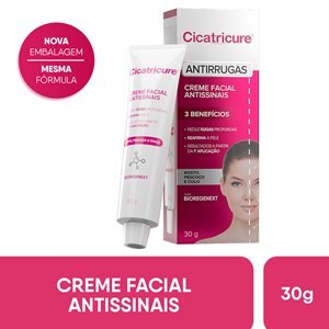 Cicatricure Creme Antissinais Tecnologia Bioregenext Rosto Pescoço E Colo 30G