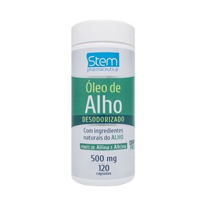 Óleo De Alho Desodorizado 500Mg Stem 120 Cápsulas