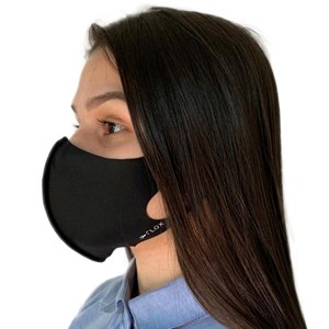 Máscara Flox Tamanho M Cor Preta 4 Unidades