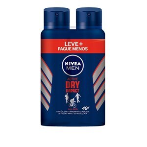 Desodorante Aerosol Nivea Masculino Dry Impact 48H 150Ml Leve Mais E Pague Menos