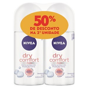 Desodorante Roll On Nivea Feminino Dry 50Ml 50% De Desconto Na Segunda Unidade